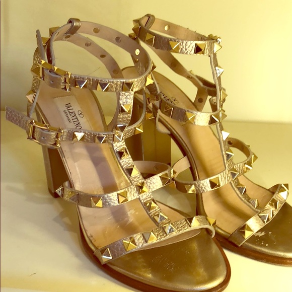 Valentino Shoes - Valentino 4” Rockstud Sandals